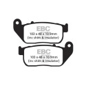 Pastiglie freno organiche EBC FA381