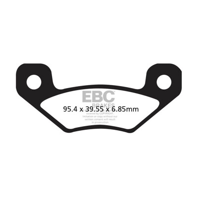 Pastiglie freno sinterizzate EBC FA398R per motocross