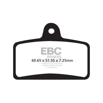 Pastiglie freno organiche EBC FA399