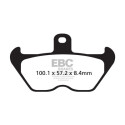 Pastiglie freno organiche EBC FA407