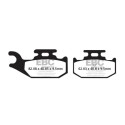 Pastiglie freno sinterizzate EBC FA428R per motocross