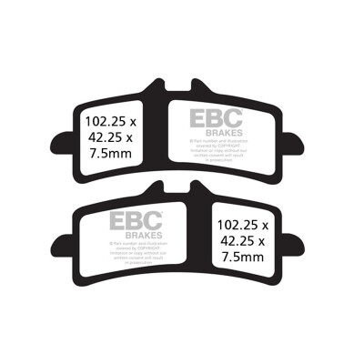 Pastiglie freno sinterizzate EBC Sportbike FA447HH