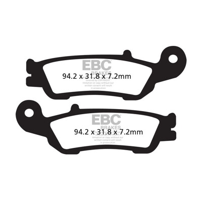 Pastiglie freno organiche per motocross EBC FA450TT