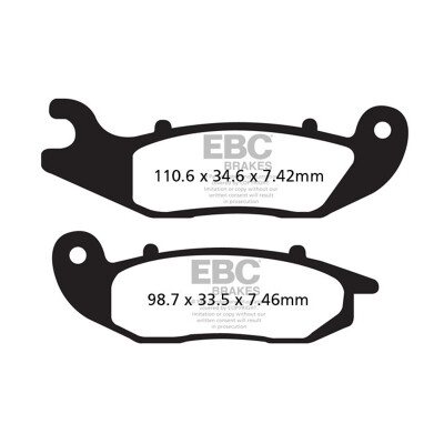 Pastiglie freno sinterizzate EBC FA465R per motocross