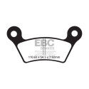 Pastiglie freno organiche EBC FA473