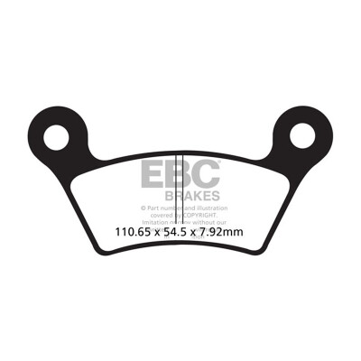 Pastiglie freno semi-sinterizzate EBC V-PAD FA473V