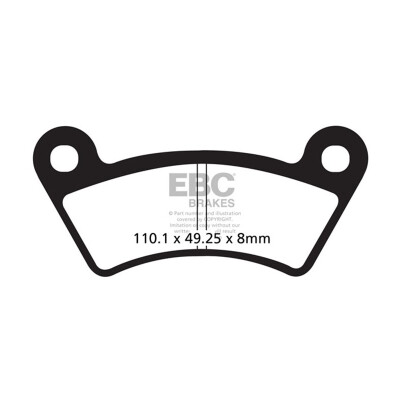 Pastiglie freno fuoristrada EBC FA482TT