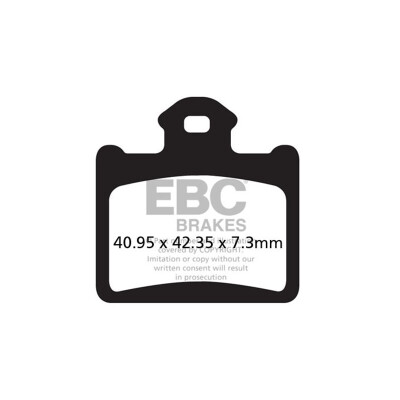 Pastiglie freno sinterizzate EBC FA602R per motocross