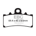 Pastiglie freno organiche EBC FA606