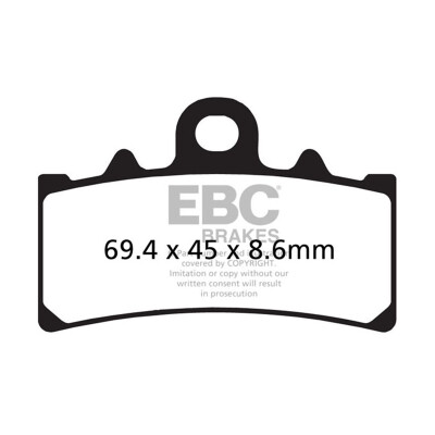Pastiglie freno organiche EBC FA606