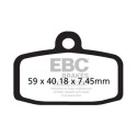 Pastiglie freno sinterizzate EBC FA612R per motocross