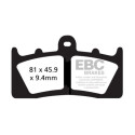 Pastiglie freno sinterizzate EBC Sportbike HH FA613HH
