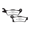 Pastiglie freno organiche per motocross EBC FA617TT