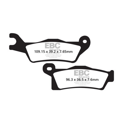 Pastiglie freno organiche per motocross EBC FA617TT