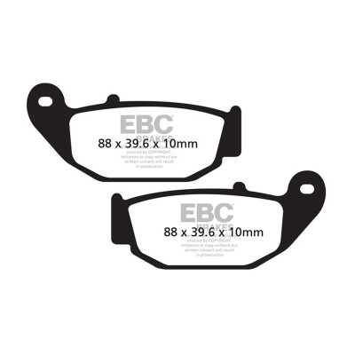 Pastiglie freno organiche EBC FA629