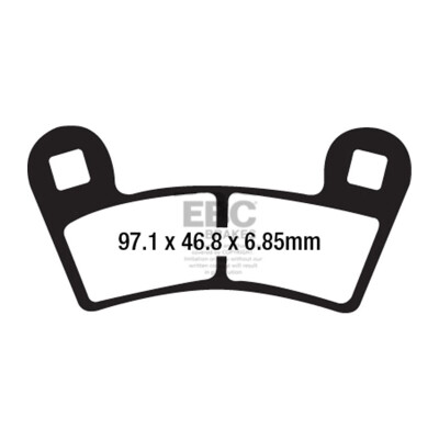 Pastiglie freno sinterizzate EBC FA657R per motocross