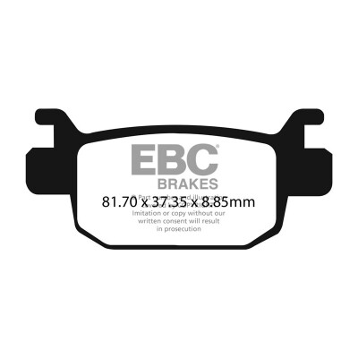 Pastiglie freno organiche EBC FA698