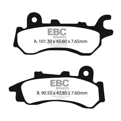 Pastiglie freno organiche EBC FA716