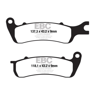 Pastiglia freno organica EBC FA722