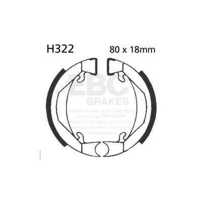 Kit freno per moto EBC H322