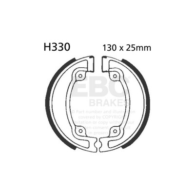 Kit ganasce freno EBC H330