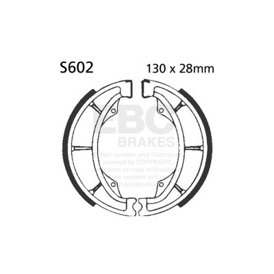 Kit ganasce freno EBC S602