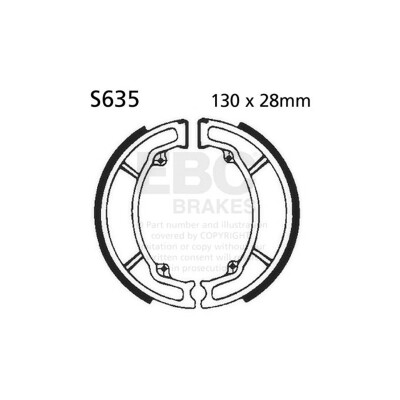 Kit ganasce freno EBC S635