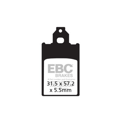 Pastiglie freno organiche per scooter EBC SFA116