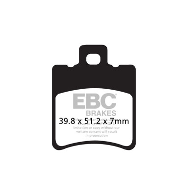 Pastiglie freno organiche per scooter EBC SFA193