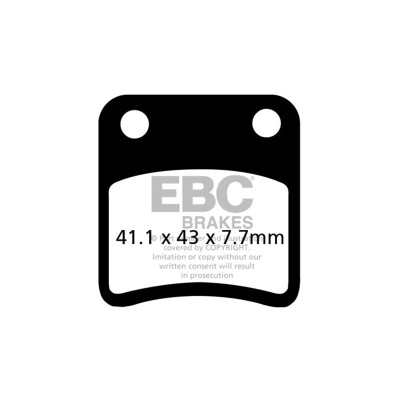 Pastiglie freno organiche per scooter EBC SFA233