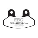 Pastiglie freno organiche per scooter EBC SFA306