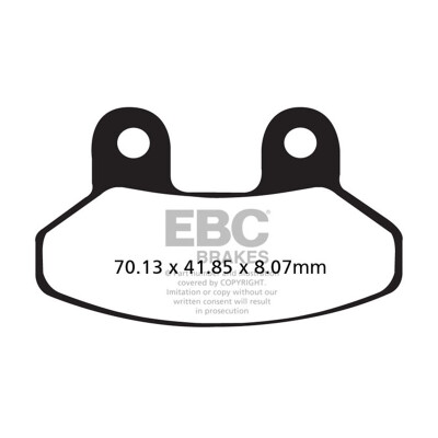 Pastiglie freno organiche per scooter EBC SFA306