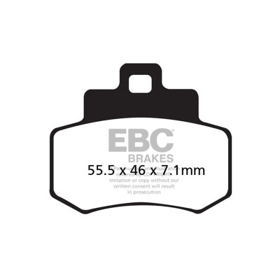 Pastiglie freno organiche per scooter EBC SFA356