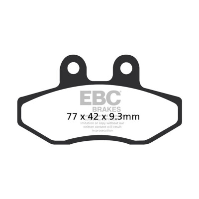 Pastiglie freno organiche per scooter EBC SFA393