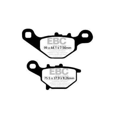 Pastiglie freno organiche per scooter EBC SFA396