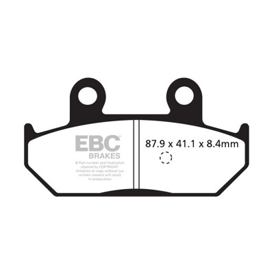 Pastiglie freno organiche per scooter EBC SFA408