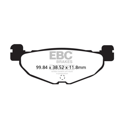 Pastiglia freno sinterizzata EBC SFA408HH per scooter