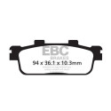 Pastiglie freno organiche per scooter EBC SFA427