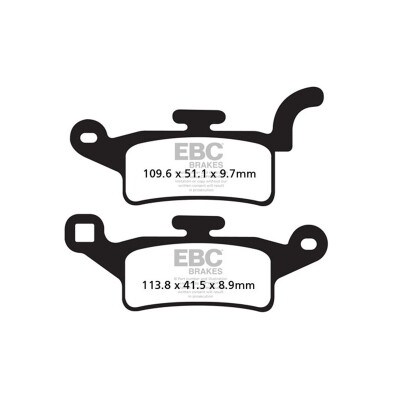 Pastiglie freno organiche per scooter EBC SFA492