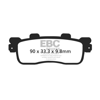 Pastiglie freno organiche per scooter EBC SFA498