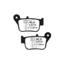 Pastiglie freno sinterizzate per scooter EBC SFA628HH