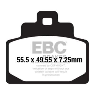 Pastiglie freno sinterizzate per scooter EBC SFA681HH