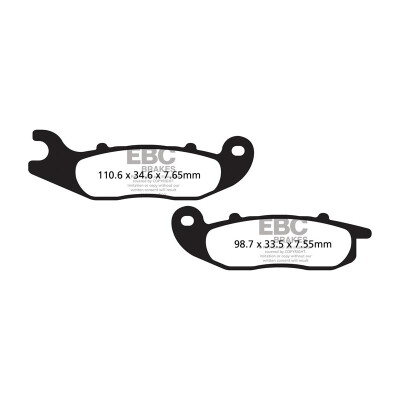 Pastiglie freno organiche per scooter EBC SFA693