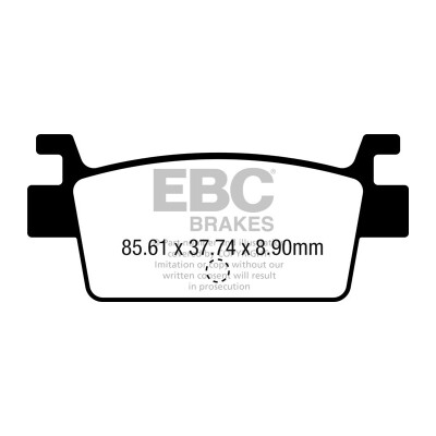 Pastiglie freno organiche per scooter EBC SFA708