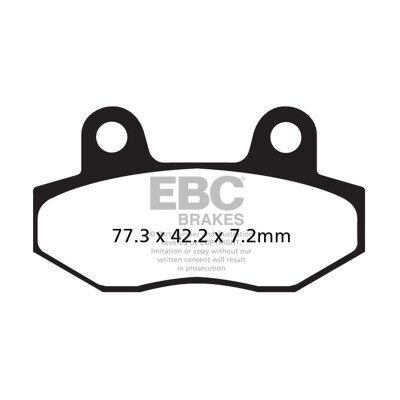Pastiglie freno per scooter in carbonio EBC SFAC086