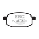 Pastiglie freno per scooter in carbonio EBC SFAC169