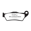 Pastiglie freno per scooter in carbonio EBC SFAC181