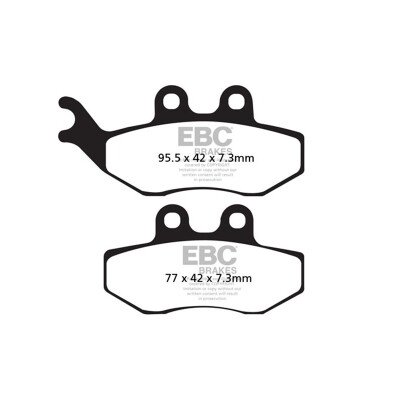 Pastiglie freno per scooter in carbonio EBC SFAC194