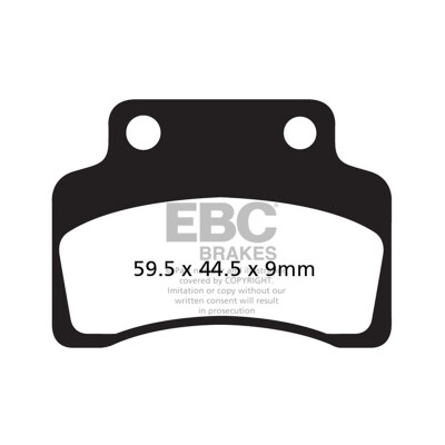 Pastiglie freno per scooter in carbonio EBC SFAC235