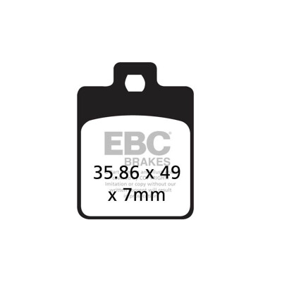 Pastiglie freno per scooter EBC SFAC260 Carbon
